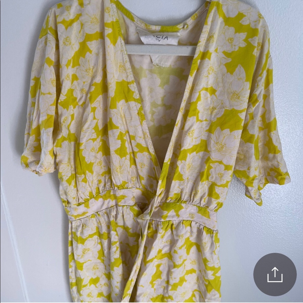 Acacia Honey wrap dress